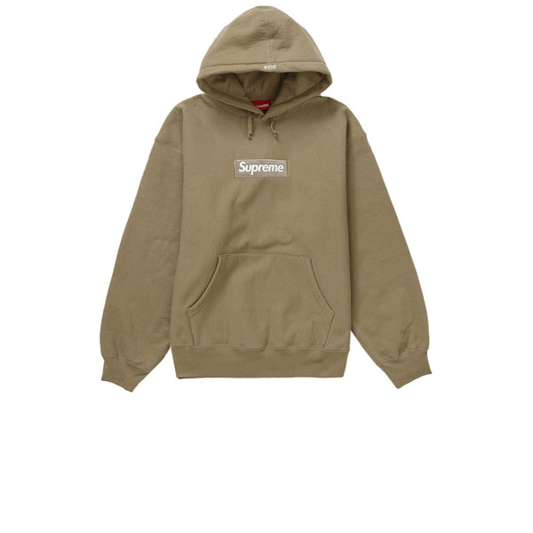 SUPREME BOX LOGO HOODED SWEATSHIRT DARK SAND FW23