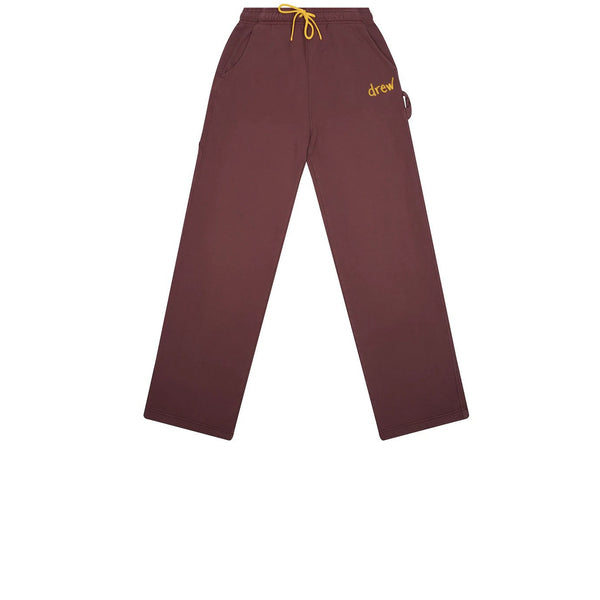 DREW HOUSE SCRIBBLE CARPENTER SWEATPANT FADED MAROON FW22