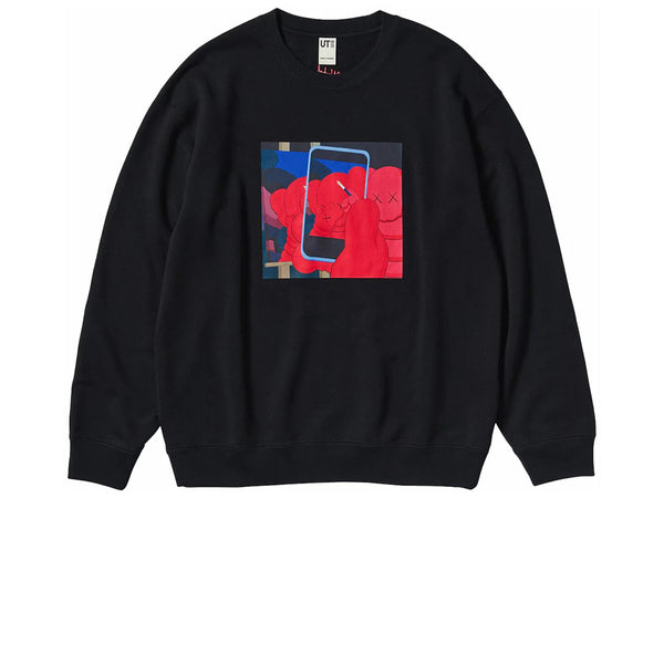 KAWS X UNIQLO WARHOL GRAPHIC SWEATSHIRT BLACK 476119