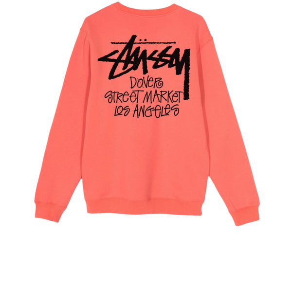 STUSSY DSM LOS ANGELES CREWNECK ORANGE