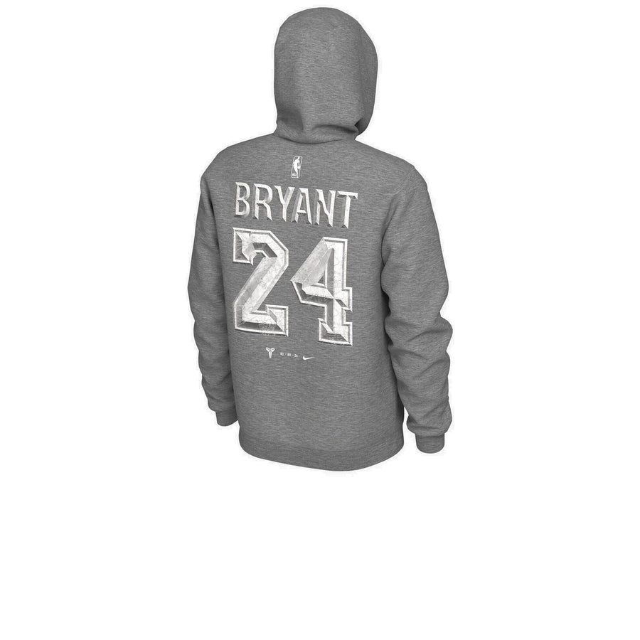 NIKE KOBE BRYANT LA LAKERS MEMORIAL STATUE UNVEIL PULLOVER HOODIE GREY