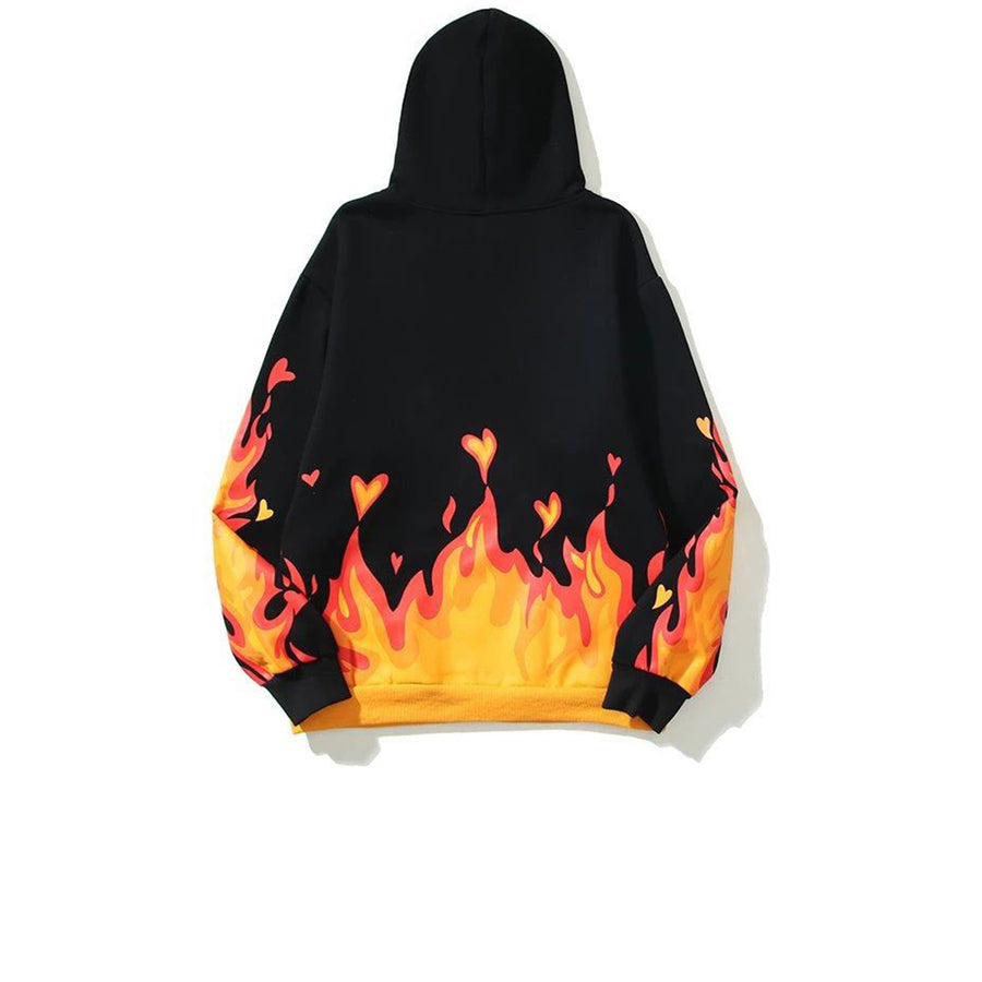 DREW HOUSE FIRE HOODIE BLACK SS22