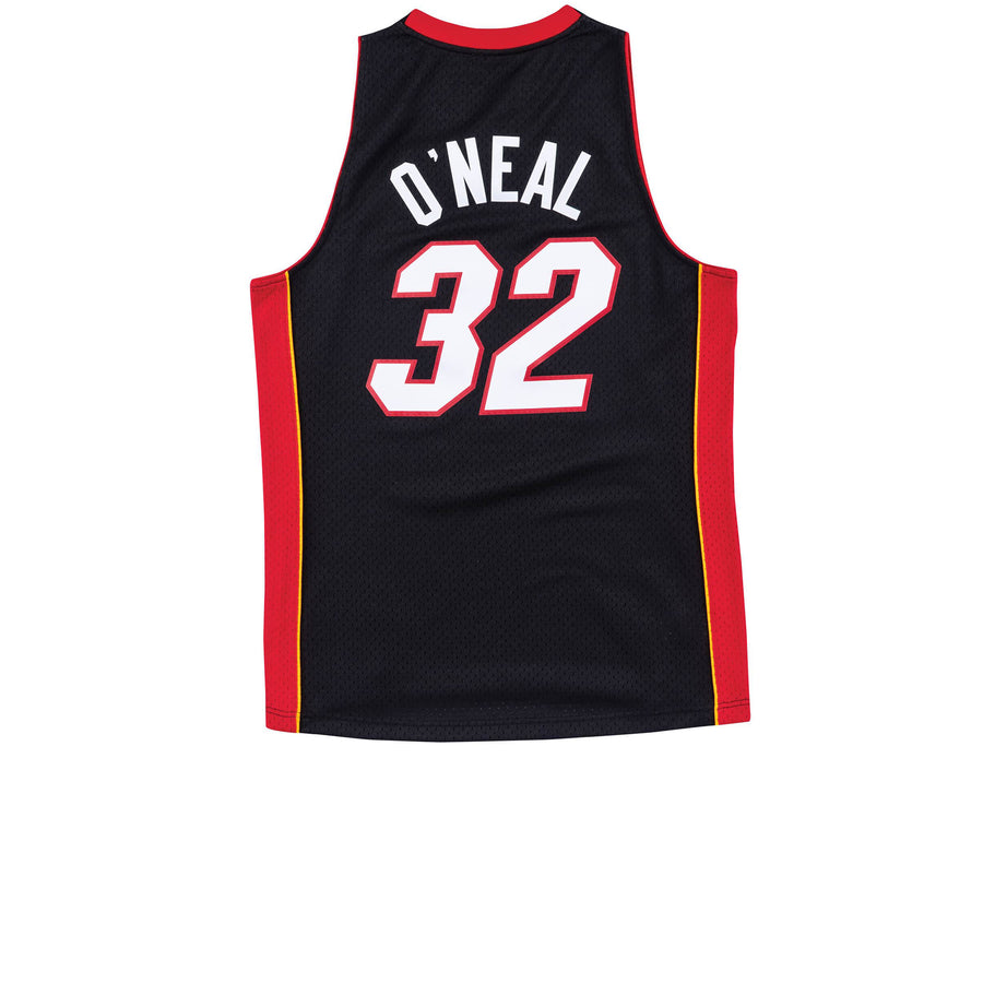 MITCHELL & NESS HARDWOOD CLASSIC SWINGMAN MIAMI HEAT SHAQ O'NEAL 2005-06 ROAD JERSEY BLACK