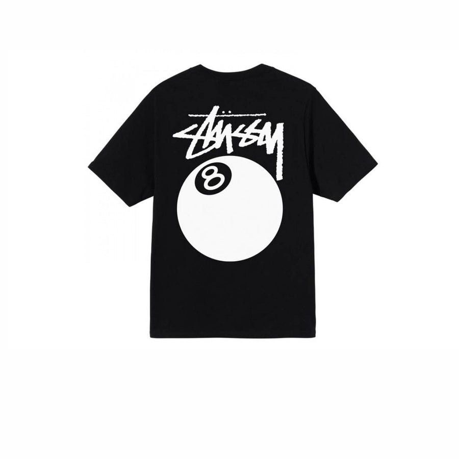 STUSSY 8 BALL TEE BLACK