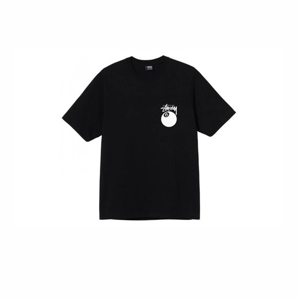 STUSSY 8 BALL TEE BLACK