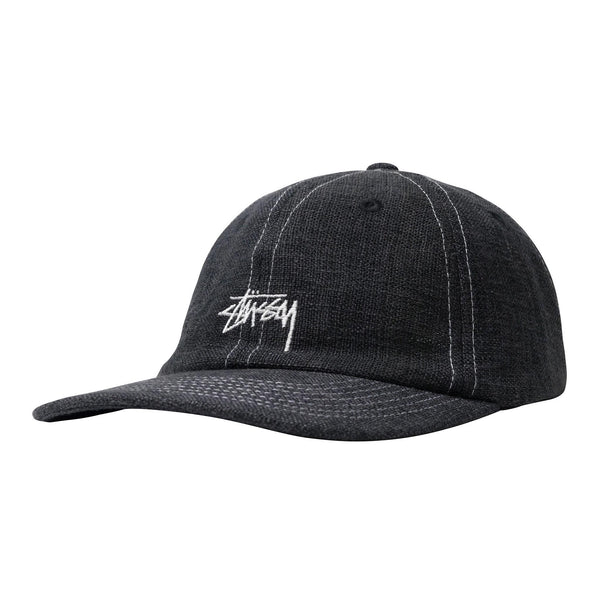 STUSSY LOOSE WEAVE STOCK STRAPBACK CAP BLACK