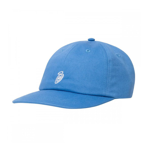 STUSSY SWIRL S LOW PRO CAP PALE BLUE