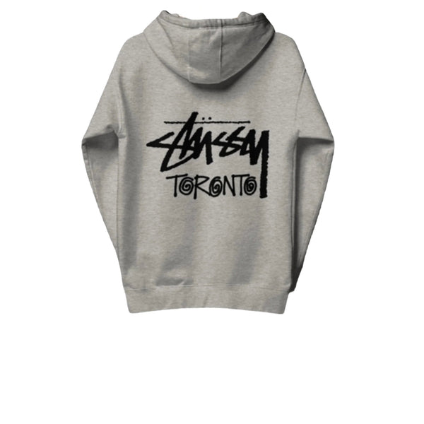 STUSSY TORONTO HOODIE ASH HEATHER