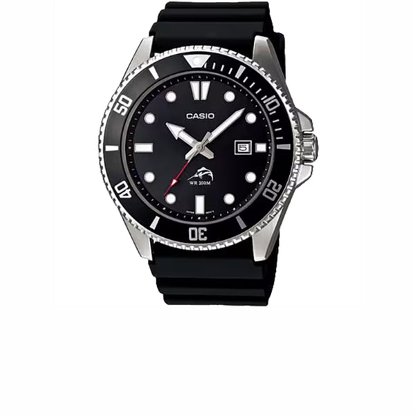 CASIO ANALOG BLACK MDV-106-1AV