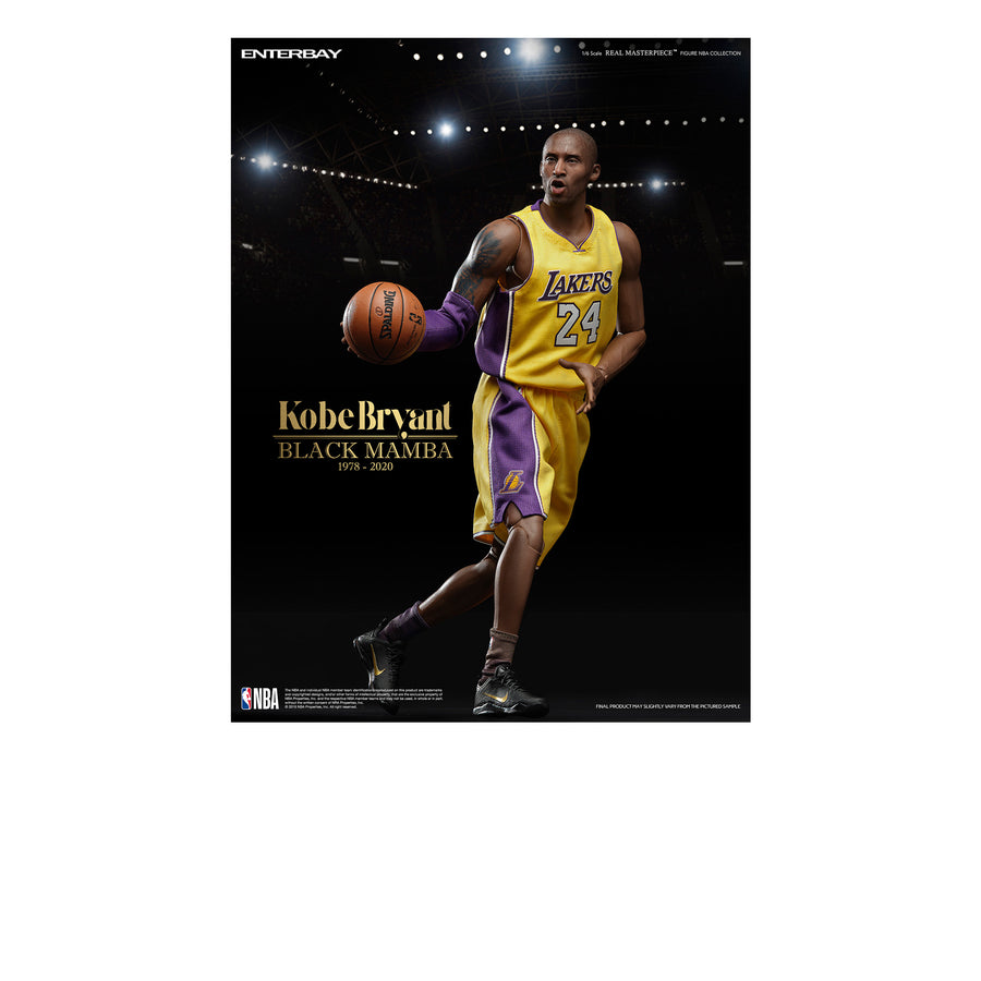 ENTERBAY 1:6 REAL MASTERPIECE KOBE BRYANT 4.0 BLACK MAMBA FIGURE