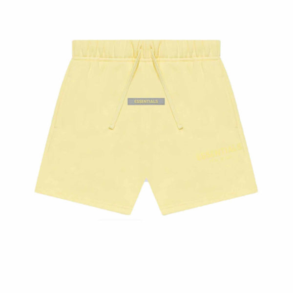 FEAR OF GOD ESSENTIALS KIDS SHORTS YELLOW/LEMONADE SS21