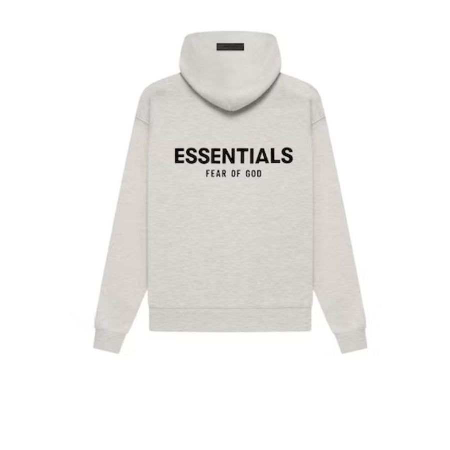 FEAR OF GOD ESSENTIALS HOODIE LIGHT OATMEAL SS22