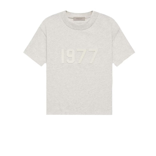 FEAR OF GOD ESSENTIALS 1977 T-SHIRT LIGHT OATMEAL SS22