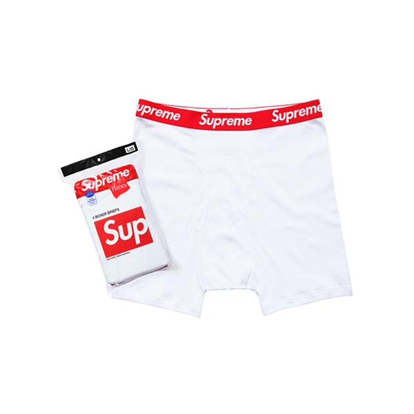 HANES X SUPREME BOXER BRIEFS WHITE