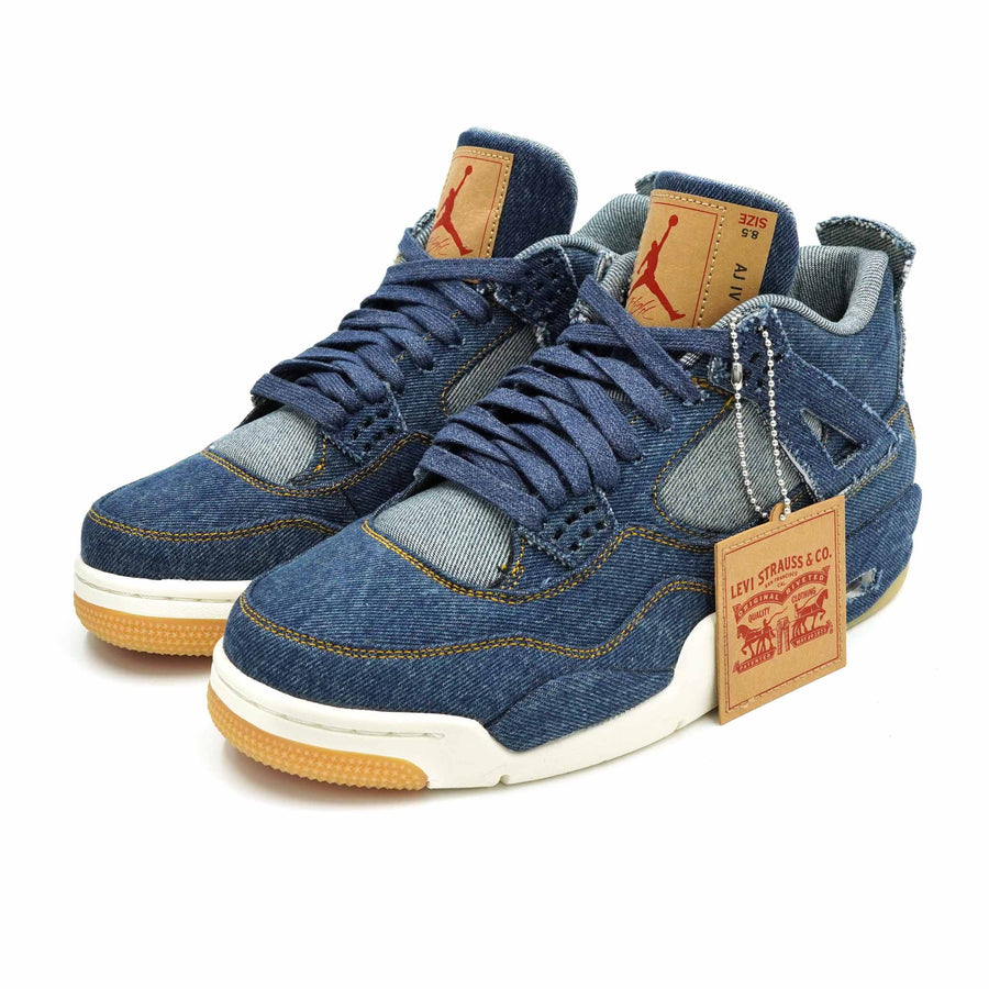 AIR JORDAN 4 RETRO LEVI'S DENIM 2018 (BLANK TAG)