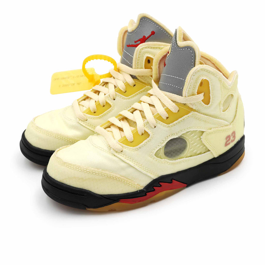 AIR JORDAN 5 RETRO OFF-WHITE SAIL PS (PRESCHOOL) 2020