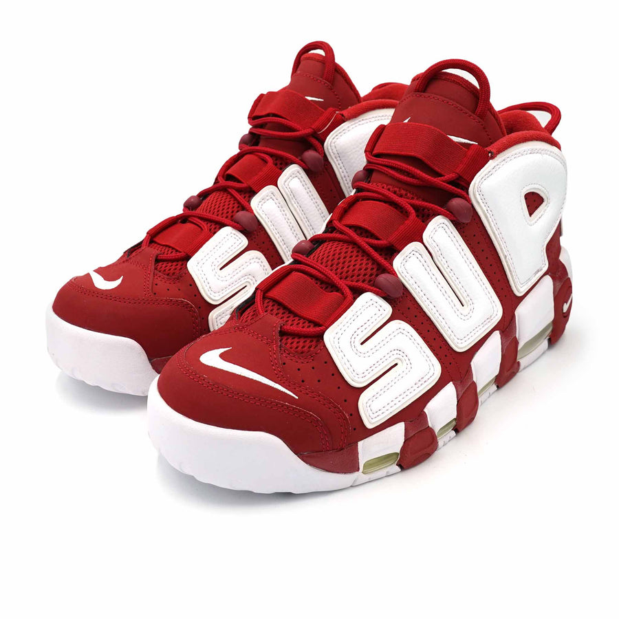 SUPREME X NIKE AIR MORE UPTEMPO SUPTEMPO RED 2017