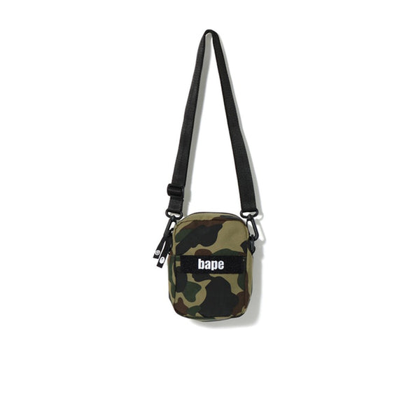 BAPE 1ST CAMO MILITARY SHOULDER BAG GREEN SS19