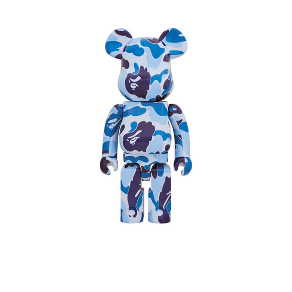 BAPE X BEARBRICK ABC CAMO 1000% BLUE