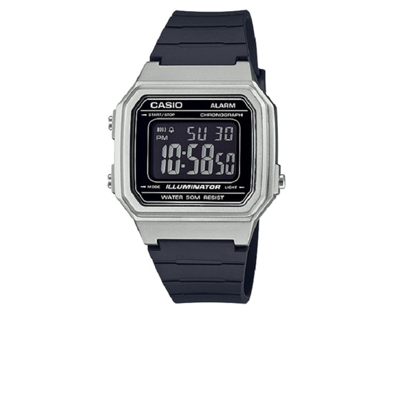 CASIO CLASSIC WATCH SILVER/BLACK W217HM-7BV