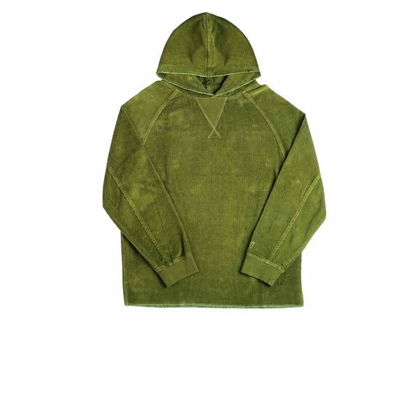 DREW HOUSE CORDUROY HOODIE OLIVE