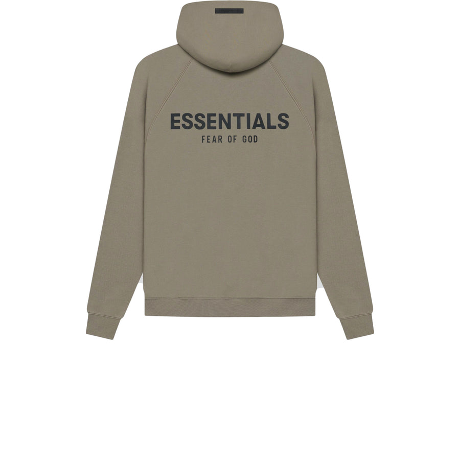 FEAR OF GOD ESSENTIALS PULLOVER HOODIE TAUPE SS21