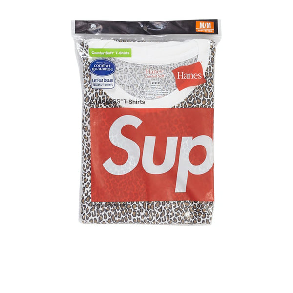 HANES X SUPREME TAGLESS TEES (2 PACK) LEOPARD