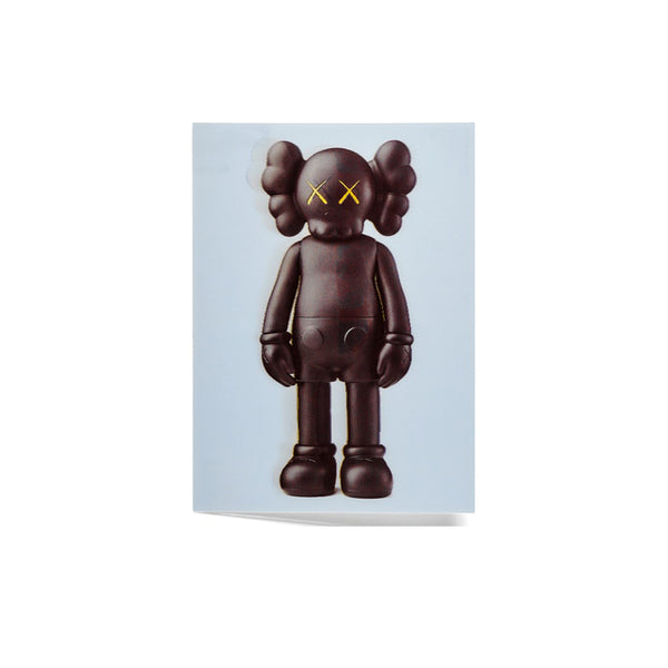 KAWS NGV COMPANION FLAYED LENTICULAR POSTCARD BLACK