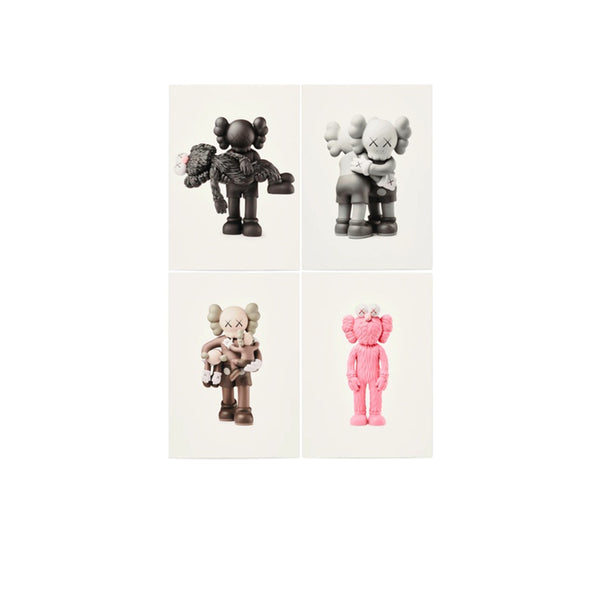 KAWS NGV VINYL TOYS POSTCARD (SET OF 4) MULTI