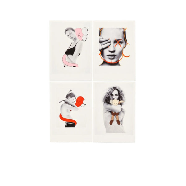 KAWS NGV DAVID SIMS POSTCARD SET OF 4