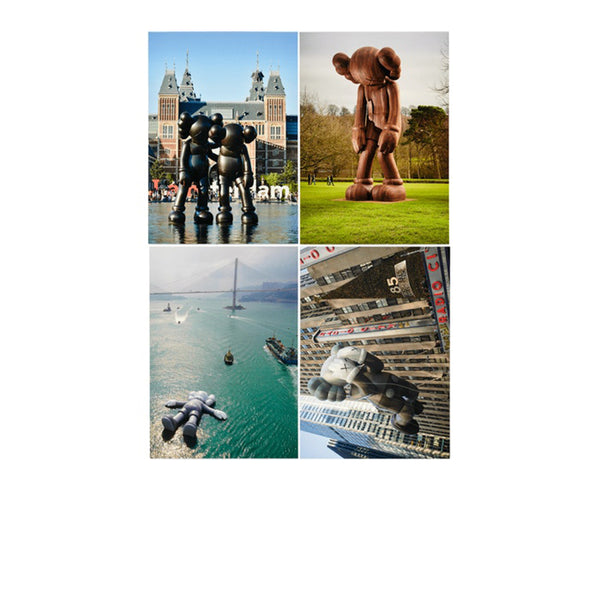 KAWS MONUMENTAL SCULPTURES POSTCARD MULTI (SET OF 4) FW19