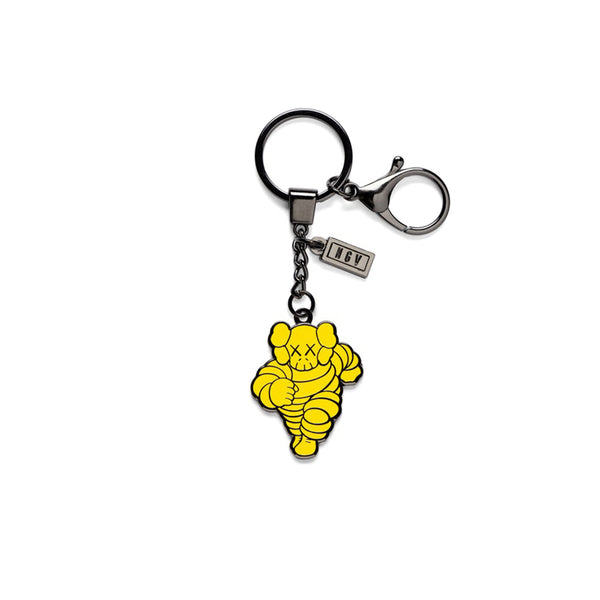 KAWS NGV CHUM KEYRING YELLOW