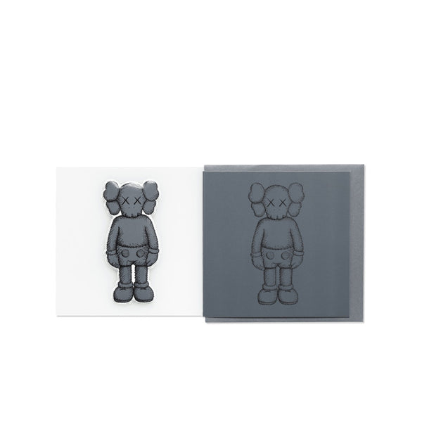 KAWS NGV COMPANION GREETING CARD (WITH PUFFY STICKER) DARK GREY