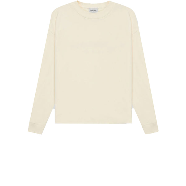 FEAR OF GOD ESSENTIAL LONG SLEEVE TEE CREAM SS21