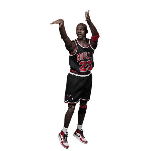 ENTERBAY MICHAEL JORDAN SERIES 2 #23 BLACK JERSEY 1:6 FIGURE RM1055