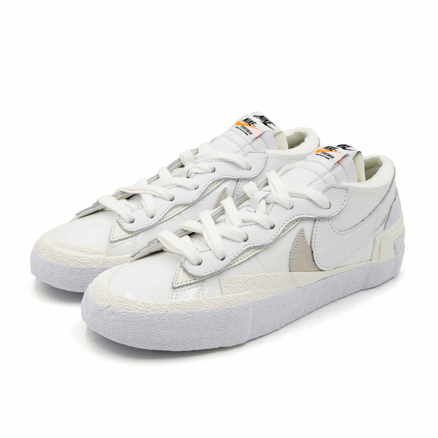 NIKE BLAZER LOW SACAI WHITE PATENT LEATHER 2022