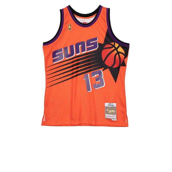 MITCHELL & NESS NBA HARDWOOD CLASSIC SWINGMAN PHOENIX SUNS STEVE NASH 1996-97 JERSEY ORANGE