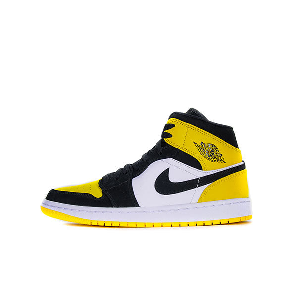 AIR JORDAN 1 MID YELLOW TOE BLACK 2019