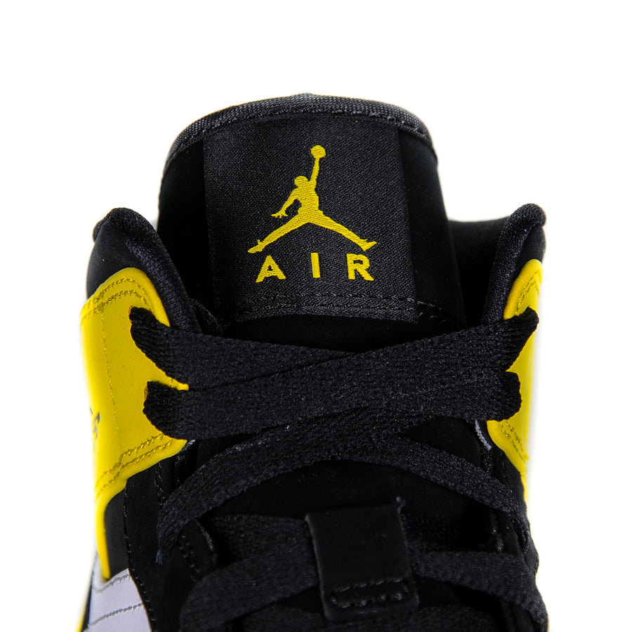 AIR JORDAN 1 MID YELLOW TOE BLACK 2019