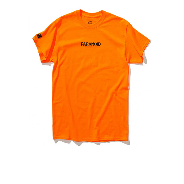 UNDEFEATED X ANTI SOCIAL SOCIAL CLUB PARANOID TEE ORANGE