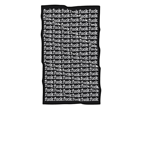 SUPREME FUCK TOWEL BLACK SS22