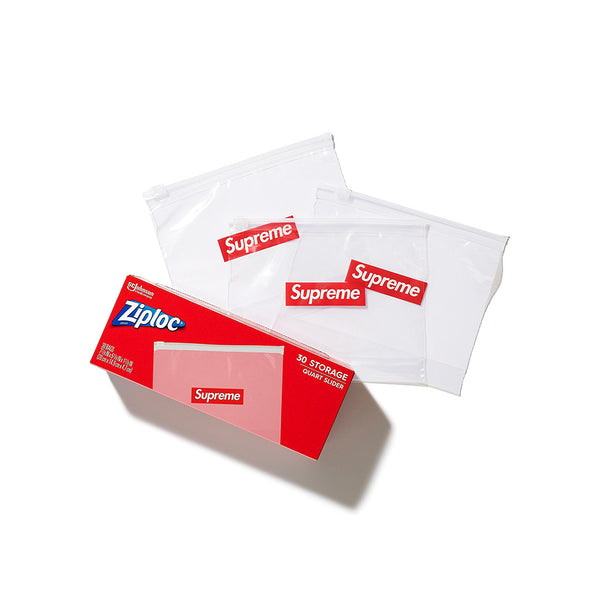 SUPREME ZIPLOC BAGS CLEAR SS20