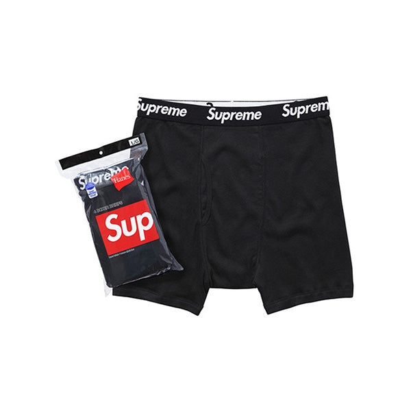 HANES X SUPREME BOXER BRIEFS BLACK