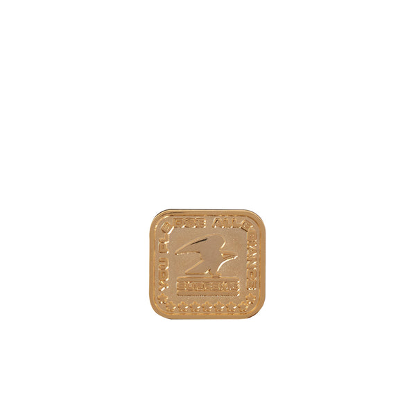 SUPREME PLEDGE ALLEGIANCE PIN GOLD FW19