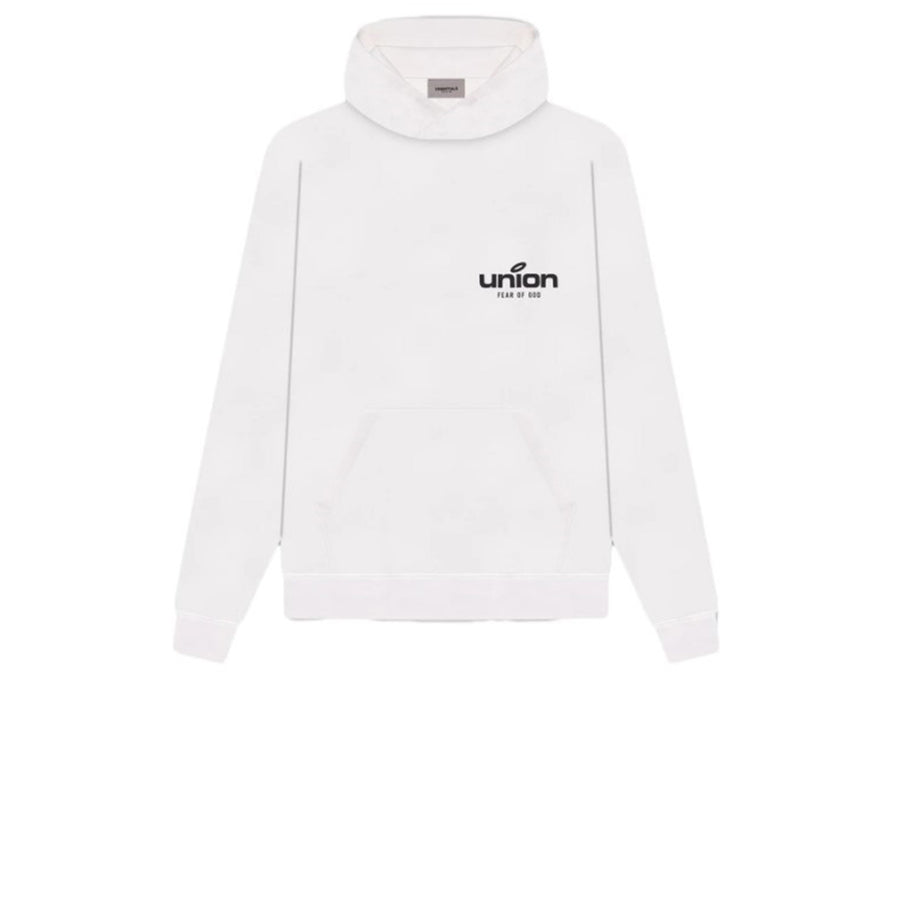 FEAR OF GOD X UNION 30 YEAR VINTAGE HOODIE WHITE FW21