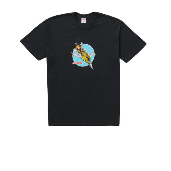 SUPREME JET TEE BLACK FW20