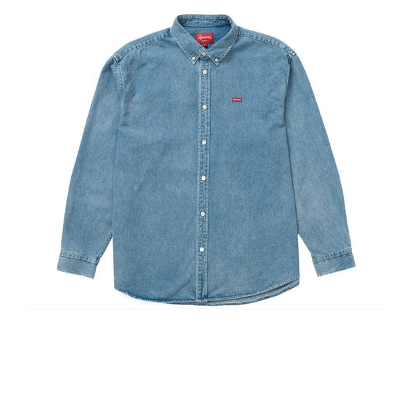 SUPREME SMALL BOX SHIRT DENIM SS22