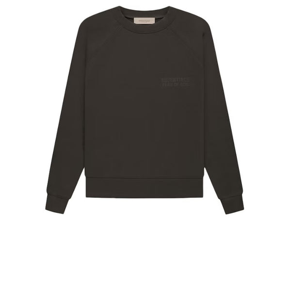 FEAR OF GOD ESSENTIALS CREWNECK OFF BLACK FW22