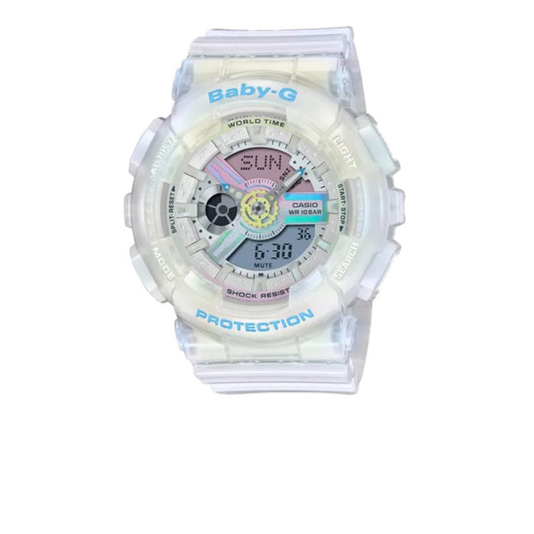 CASIO BABY-G SKELETON RESIN POLARIZED MULTI COLOR BA110PL-7A2