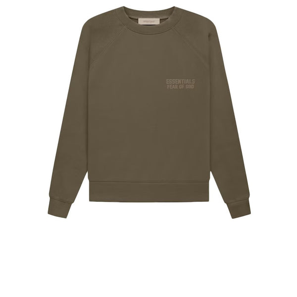 FEAR OF GOD ESSENTIALS CREWNECK WOOD FW22